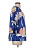 Crosby 100% Polyester Blue 3/4 Sleeve Blouse Size S - photo 4