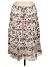 Max Edition Paisley Ivory White Casual Skirt Size L - photo 1