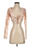 Carolina K Orange Long Sleeve Top Size XS - photo 1