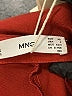 MNG 100% Polyester Burgundy 3/4 Sleeve Blouse Size 2 - photo 7