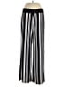 Alfani Stripes Black Casual Pants Size M - photo 1