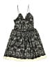 Aqua Graphic Black Cocktail Dress Size XS - photo 1