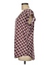 Express Burgundy Short Sleeve Blouse Size M - photo 5