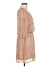 Hak 100% Polyester Polka Dots Tan Casual Dress Size M - photo 4