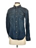 J.Crew Blue Long Sleeve Button-Down Shirt Size 0 - photo 1