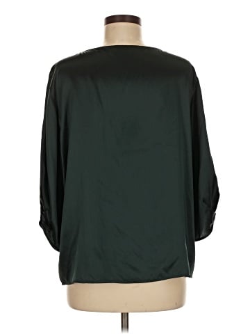 Lafayette 148 New York 3/4 Sleeve Silk Top (view 2)