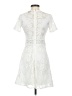 Topshop 100% Polyester White Cocktail Dress Size 4 - photo 2