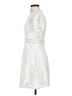 Topshop 100% Polyester White Cocktail Dress Size 4 - photo 5