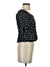 J.Crew 100% Viscose Black 3/4 Sleeve Blouse Size XS - photo 4