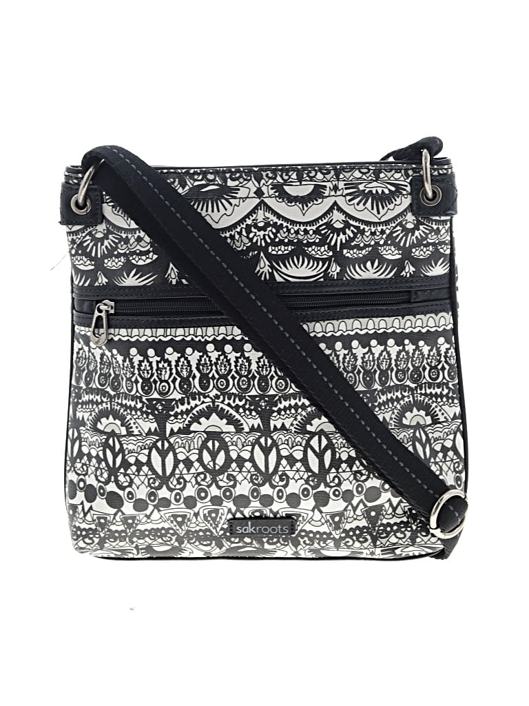 Pre-owned Sak Roots Crossbody Bag In Black