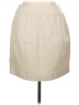 Witchery Solid Tan Faux Leather Skirt Size 12 - photo 1