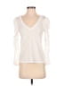 NATION LTD Ivory 3/4 Sleeve Top Size S - photo 1