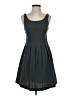 Deletta Solid Gray Casual Dress Size XS - photo 1