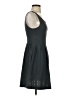Deletta Solid Gray Casual Dress Size XS - photo 4