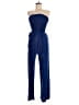 Unbranded 100% Polyester Solid Blue Jumpsuit Size Med - Lg - photo 1