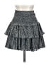 Pants Store Polka Dots Gray Casual Skirt Size S - photo 1