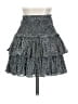 Pants Store Polka Dots Gray Casual Skirt Size S - photo 2
