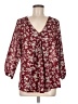 Fun2Fun 100% Polyester Burgundy 3/4 Sleeve Blouse Size M - photo 1