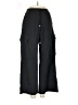 Shein 100% Cotton Black Cargo Pants Size 4 - photo 1