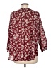 Fun2Fun 100% Polyester Burgundy 3/4 Sleeve Blouse Size M - photo 2