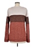 Pink Clover Color Block Brown Pullover Sweater Size M - photo 2
