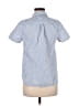 J.Crew 100% Cotton Stripes Blue Short Sleeve Button-Down Shirt Size 6 - photo 2