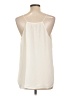 Ann Taylor LOFT Outlet 100% Polyester Ivory Sleeveless Blouse Size L - photo 2