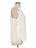 Ann Taylor LOFT Outlet 100% Polyester Ivory Sleeveless Blouse Size L - photo 4