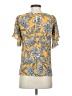 Ann Taylor LOFT 100% Rayon Yellow Short Sleeve Blouse Size XS - photo 2