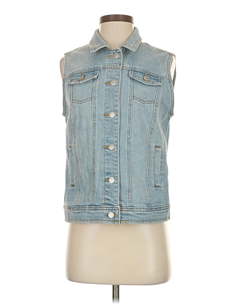 Universal Thread Denim Vest In Blue