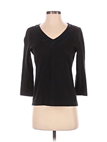 Lizwear by Liz Claiborne 3/4 Sleeve T-Shirt (view 1)