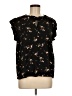 Buffalo by David Bitton 100% Viscose Black Short Sleeve Blouse Size M - photo 1