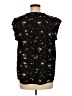 Buffalo by David Bitton 100% Viscose Black Short Sleeve Blouse Size M - photo 2