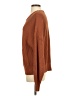 Gap 100% Cotton Solid Brown Pullover Sweater Size S - photo 5