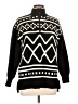 Lou & Grey Print Black Pullover Sweater Size L - photo 1