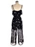 LUCCA 100% Polyester Stars Black Jumpsuit Size S - photo 2