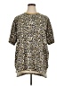 Assorted Brands Animal Print Gold Short Sleeve T-Shirt Size XL (estimated) - photo 1