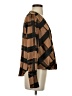 Halogen 100% Polyester Brown Long Sleeve Blouse Size S - photo 4