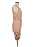 Unbranded Solid Tan Cocktail Dress Size L - photo 4