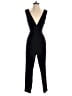 BCBGeneration 100% Polyester Solid Black Jumpsuit Size 0 - photo 1