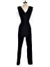 BCBGeneration 100% Polyester Solid Black Jumpsuit Size 0 - photo 2
