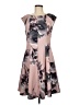 DKNY Print Gray Cocktail Dress Size 10 - photo 1