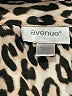 Avenue 100% Polyester Animal Print Brown Long Sleeve Blouse Size 22 - 24 Plus - photo 7