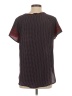Ann Taylor LOFT Polka Dots Black Short Sleeve Top Size S - photo 2