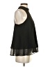 Crosby 100% Polyester Black Sleeveless Blouse Size S - photo 4