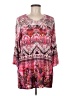One World Pink 3/4 Sleeve Blouse Size M - photo 1