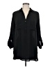 Pleione 100% Polyester Black 3/4 Sleeve Blouse Size M - photo 1