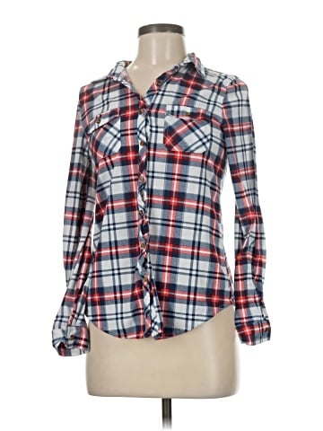 Passport Long Sleeve Button-Down Shirt (view 1)