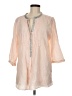 Chico's Pink 3/4 Sleeve Blouse Size Med (1) - photo 1