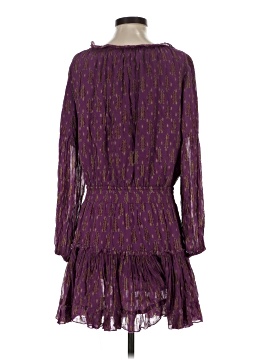 fitted lace wedding dress Ellie Dusty Purple Floral Midi Dress main image 0